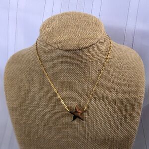 Vtg Star Bib Necklace